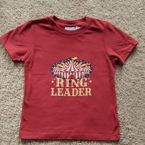 🎪NWT Toddler Ring Leader T-shirt -Port & Company
